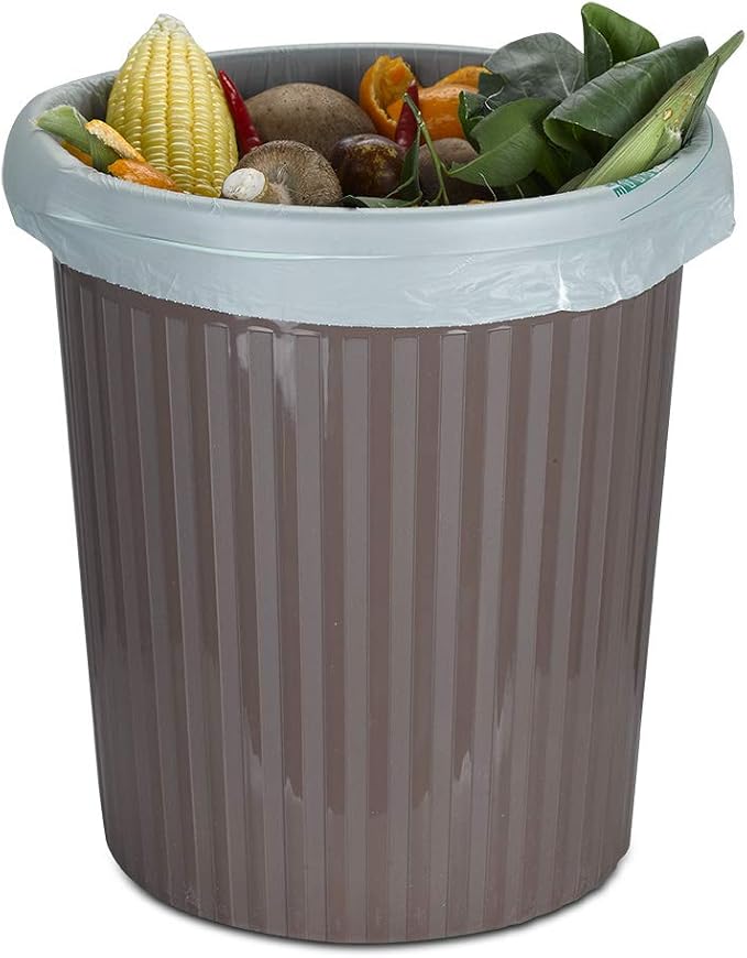 Compostable Trash Bags, Extra Thick, Compost Kitchen Bin Bags, Food Scraps Yard Waste Bags, ASTM D6400 BPI and TÜV AUSTRIA Certified (4 Gallon, Pack of 100)
