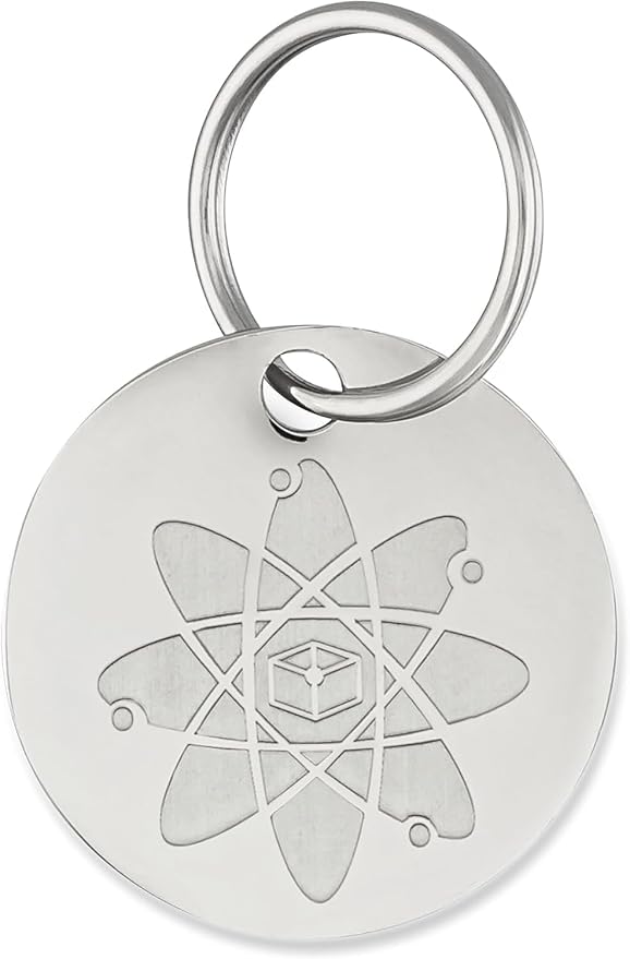 Shield Tag - Natural Flea & Tick Repellent Collar Tag for Dogs & Cats - Waterproof, Lasts 12 Months - Stainless Steel Pendant - Small Tag (<10 Lbs)
