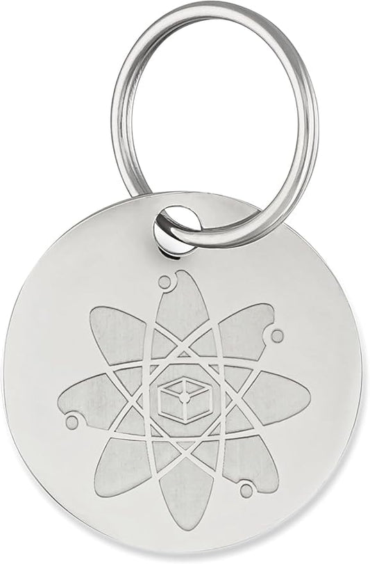 Shield Tag - Natural Flea & Tick Repellent Collar Tag for Dogs & Cats - Waterproof, Lasts 12 Months - Stainless Steel Pendant - Small Tag (<10 Lbs)