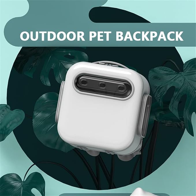 OLOTU Pet Backpack Outdoor Use Cat Carrier, Airline-Approved Space Capsule Cat Backpack, Pet Backpack Carrier for Cats Dogs and Small Animals Spacious