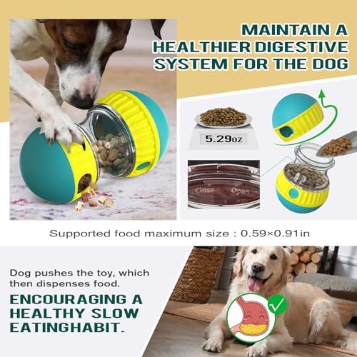 BSISUERM Dog Treat Dispenser Puzzle Toy Bundle with Upgraded Strong Suction Cup Tug of War Dog Rope Toy
