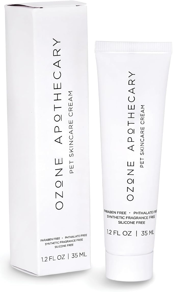 Pet Skin Cream Ozone Oil Infused Skincare Antibiotic-Free (Previously Pet Liniment 10%) Safe for Cats Dogs and All Pets
