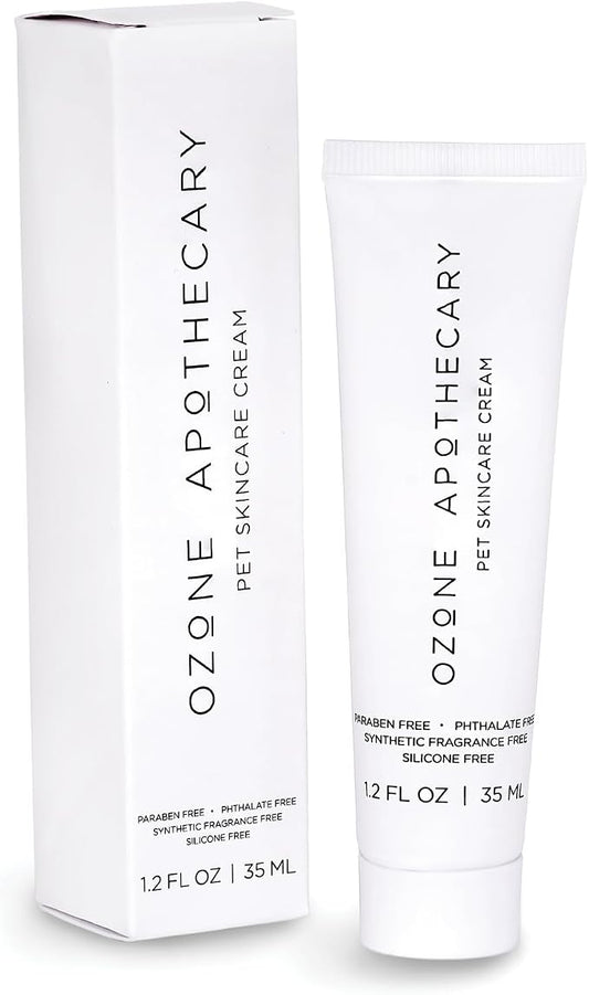 Pet Skin Cream Ozone Oil Infused Skincare Antibiotic-Free (Previously Pet Liniment 10%) Safe for Cats Dogs and All Pets