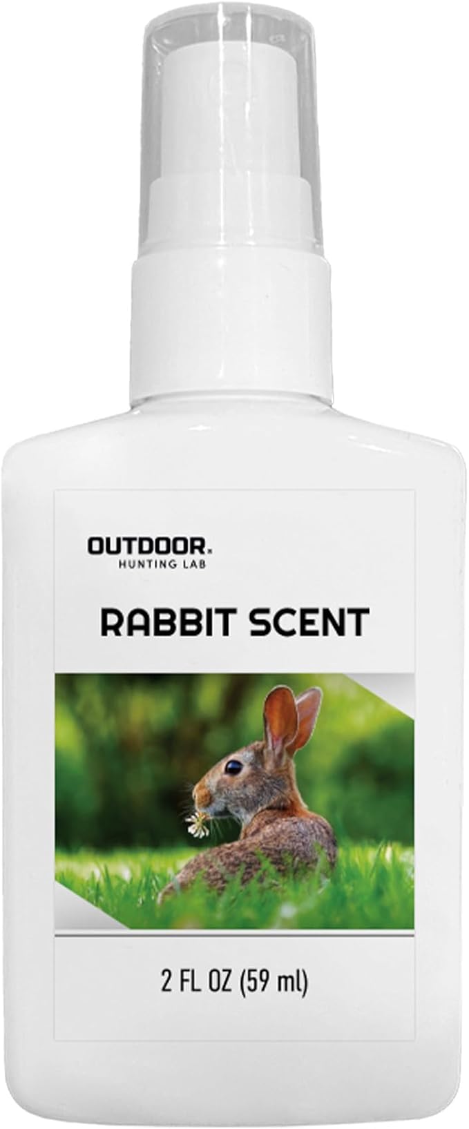 Rabbit Urine Spray 2 oz - Real Rabbit Scent for Dog and Beagle Training, Predator Attractant for Coyote and Fox Hunting and Trapping