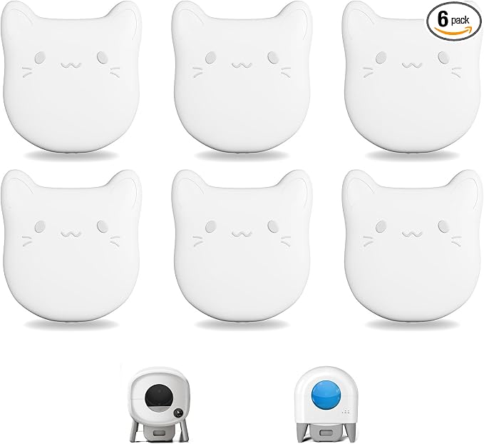6 PCS Litter Box Deodorizer Compatible with Cumrige Self Cleaning Litter Box, Litter Box Odor Eliminator Compatible with Fumoi Automatic Cat Litter Box, Cat Litter Odor Control Remover, Camellia Scent