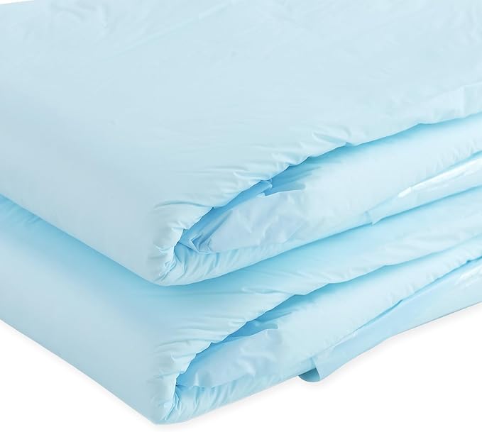 CutiePlusU Disposable Diaper Protective Underwear Absorbent Briefs Dry Surface- Blue 10 Pieces (Medium 28"-38")