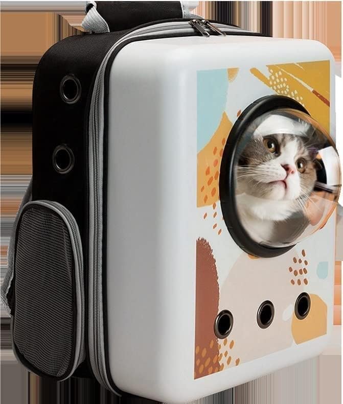 OLOTU Pet Backpack Multifunction Cat Backpack, Thicker Bottom Support Design Cat Carrier, Ventilated Design Dog Backpack Carrier, 35 * 26 * 40CM Spacious