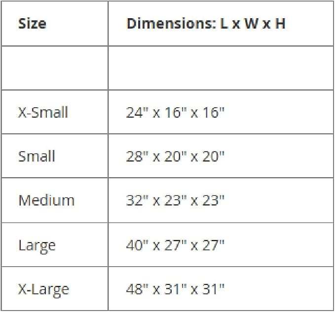 Dog Crate Soft Side Collapsible Charcoal Grey Sturdy Light Weight Portable Travel (Large 40" x 27" x 27")