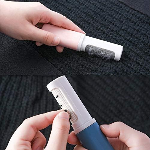 Hair Ball Trimmer for Clothing Portable Coat Suit Cleaning Brush Pet Remover Spool Machine Dust Roller(Blue)