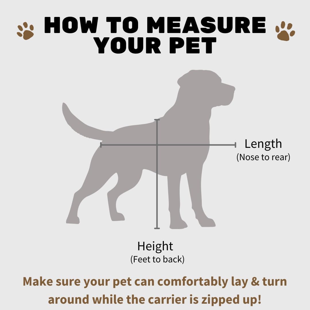 SturdiBag Pro 2.0 Pet Travel Carrier for Cats and Dogs | Soft Sided Pet Carrier Bag with Safety Clips and Seatbelt Straps for Car Travel | XL, Orange