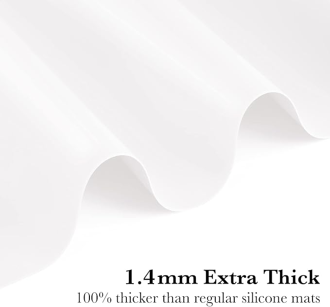 Gartful Oversize Translucent Silicone Mat, Countertop Protector, 27.6 x 19.7 inches Silicone Sheet for Crafts Resin Jewelry Casting Mat Pad Nonstick Table Placemat