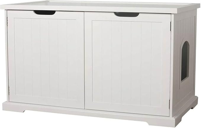 Merry Products Cat Washroom Bench, White