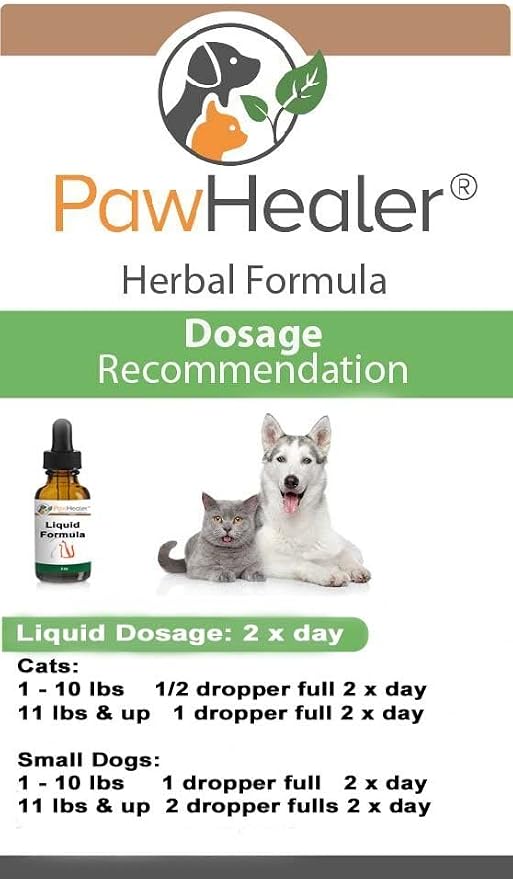 Cat & Small Dogs - Bladder Remedy for Stones & Crystals: 2 fl oz (59 ml) - Urinary Free The Flow - Basic - Works Great for Over 15 Years in The Herbal Business. …