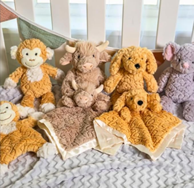 Mary Meyer Putty Nursery Stuffed Animal Huggable Soothing Soft Toy, 11-Inches, Golden Puppy