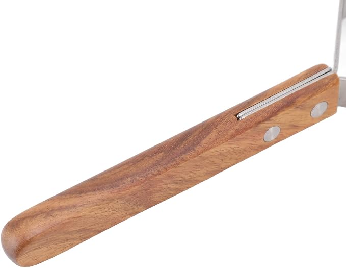 Pet Undercoat Rake for Dogs and Cats, Double Row Wood Handle Brush, Removes Loose Hair and Knots, Safe and Gentle Grooming Tool, Promotes Skin and Shiny Coat