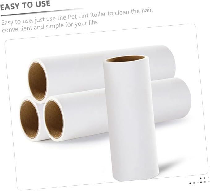 GALPADA 3sets Lint Roller for Clothes Pet Hair Handheld Cleaning Tool Dust Cover Refill Compact Portable Lint for Couch Carpet Furniture