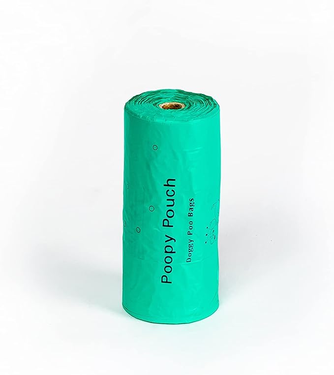 Tie-Handle Pet Waste Bags - 2,000pcs of 7"x15" Lemon-Scented Dog Poop Bags with Handles - Compatible with Most Roll-Style Dispensers - Durable, Leak-Proof, and Keeps Odors at Bay