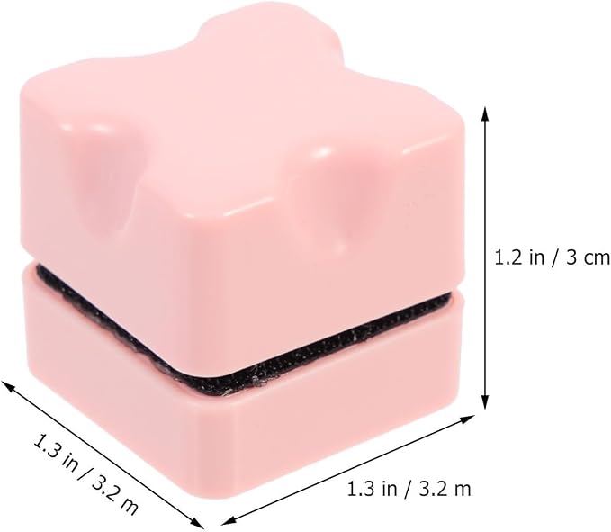 Mipcase Magnetic Fish Tank Brush 1.25 Inch Aquarium Glass with Scraper for Small Fish Tank Accessories and