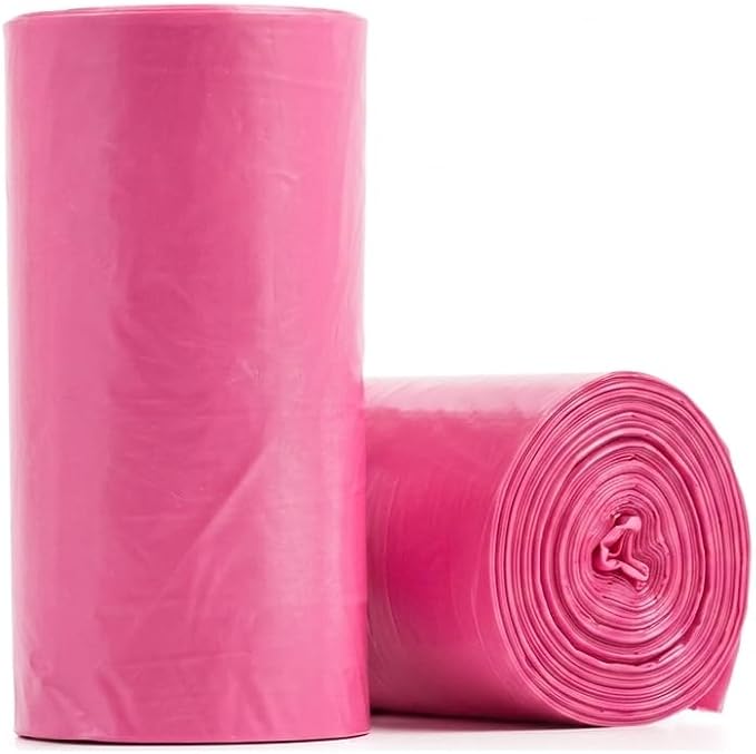 EZ Pick Up Pet Dog Bags - 1000 Count Waste Bags, Puppy Pick Up Bag, Doggy Walking Clean Up (Pink, Black, Blue) (Pink)