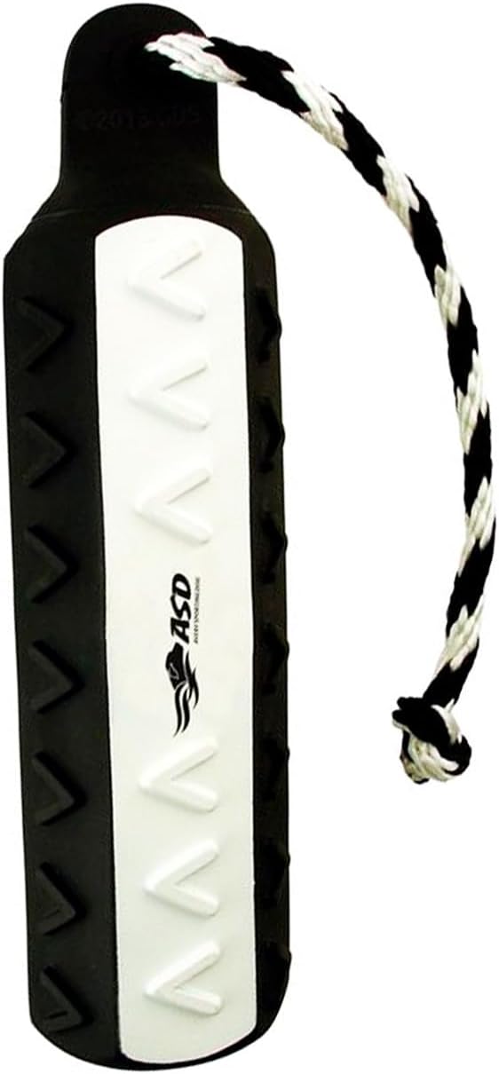 Avery ASD 3" HexaBumper Hunting Sporting Gun Dog Game Retriever Dummy | Water & Upland Mark Training Retrieval Tool | Hexagonal, Floating Design, Easy-Grip Texture, Throw Rope, Flasher (02736)