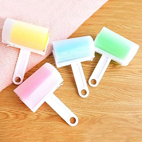 Reusable Lint Remover Washable Silicone Dust Wiper Cats Dog Pet Hair Cleaning Brush Tools Sticky Roller(Gray)