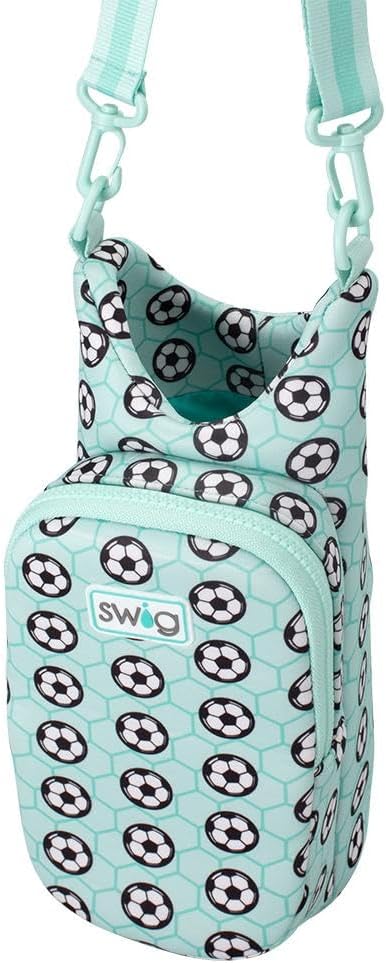 Swig Life Water Bottle Sling Bag, Water Bottle Holder with Adjustable Strap, Carrier Bag with Zippered Phone Pocket, Holds 36oz (Side Kick)