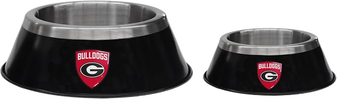 Littlearth NCAA Georgia Bulldogs MVP Pet Bowl - Small