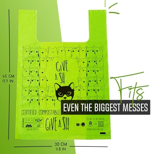 60 XL Compostable Cat Litter Bags and 100 Plant-Based Pet Wipes – Champion Animal Welfare & The Planet