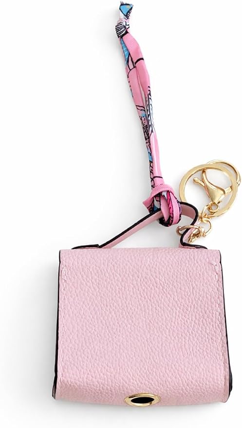 Everything Chic Barkin Luxury Designer Dog Poop Bag Holder Case, Pink