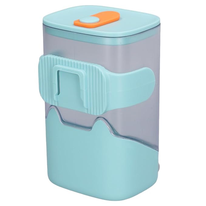 Pet Cage Water Dispenser, Reusable and Durable No Leakage Easy Cleaning Food Grade Plastic Automatic Water Feeder for Cats Dogs Rabbits Chinchillas (Green)