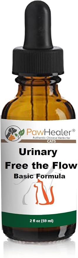 Cat & Small Dogs - Bladder Remedy for Stones & Crystals: 2 fl oz (59 ml) - Urinary Free The Flow - Basic - Works Great for Over 15 Years in The Herbal Business. …