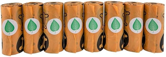 MEADOWS & MUTTS Dog Poop Bags - 120 Count Compostable Biodegradable Plant Based Pet Waste Bags | Leak Proof Extra Thick | Lavender Scented Eco-Friendly Puppy Poop Bags