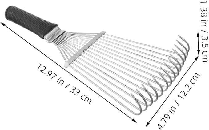 2pcs Rake and Grooming Brush for Dogs and Cats Dematting Comb for Shedding Ergonomic Handle for Comfortable Use for -haired Pets