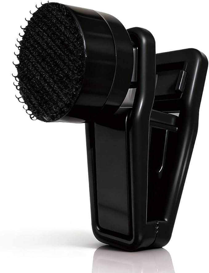 Magnetic Seaweed Feeder Clip, N52 Strong Magnet – Rust-Proof ABS, Wavy Bite Grip for Nori, Replaces Suction Cups, Saltwater Freshwater Tank Accessories up to 0.6" Glass (Black)