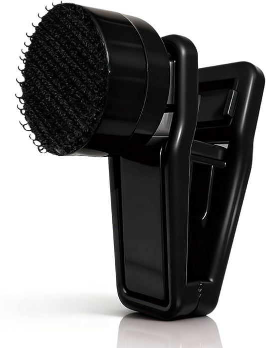 Magnetic Seaweed Feeder Clip, N52 Strong Magnet – Rust-Proof ABS, Wavy Bite Grip for Nori, Replaces Suction Cups, Saltwater Freshwater Tank Accessories up to 0.6" Glass (Black)