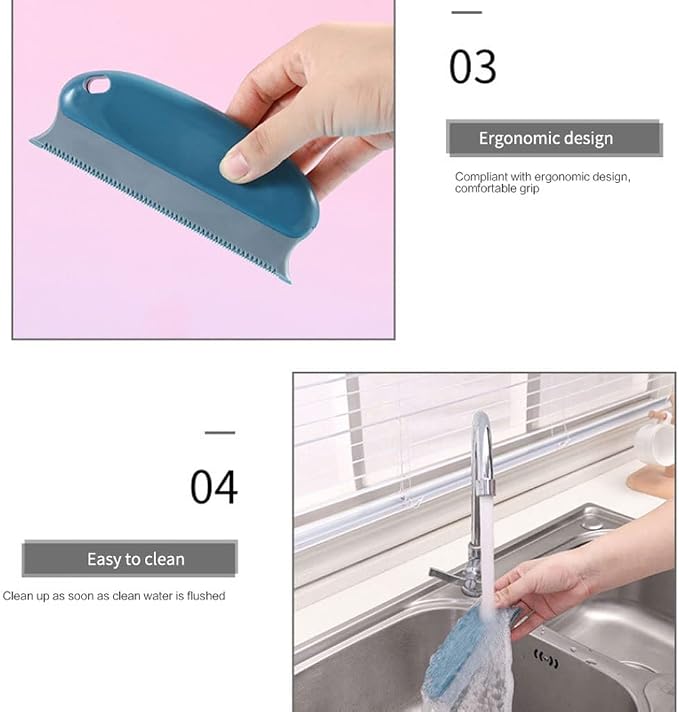 Multifunctional Hair Dust Removal Brush Not Hurt Clothing Household Sofa Carpet Pet Furniture(Orange)