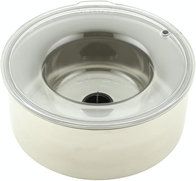 Slopper Stopper Tritan Plastic Dripless Water Bowl with Lid – Holds 1 Gal, Reduces Spills and Trails Up to 85%+, Water Bowl for Multiple Small Breed Dogs (0-20 lbs), The Original Slobber Stopper