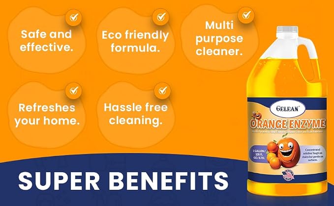 Pet Stain Odor eliminator - Super-concentrated Enzyme cleaner - Sky breeze - Extra Strong Odor and stain remover - Best Remover for Cat and Dog Pee All Purpose Cleaner and Deodorizer 2 gallon