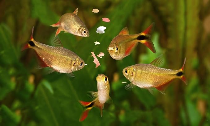 Flowerhorn Fish Ultra Red Color Enhancing 1.5mm-2mm Floating Pellets. Color Enhancing in 10-Days for Baby, Juvenile and Adult Flowerhorn…3-lbs 8oz Large Jar