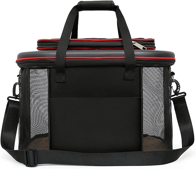 OLOTU Pet Backpack Large-Capacity Pet Trolley Case, Cat Carrier with Universal Wheel, Lightweight & Sturdy Rolling Pet Carrier Spacious