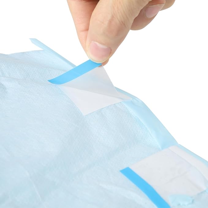 CutiePlusU Disposable Diaper Protective Underwear Absorbent Briefs Dry Surface- Blue 10 Pieces