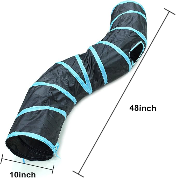 Bemodst Collapsible Cat Tunnels - 2/3/4/5 Way Interactive Maze for Kittens, Rabbits, Ferrets