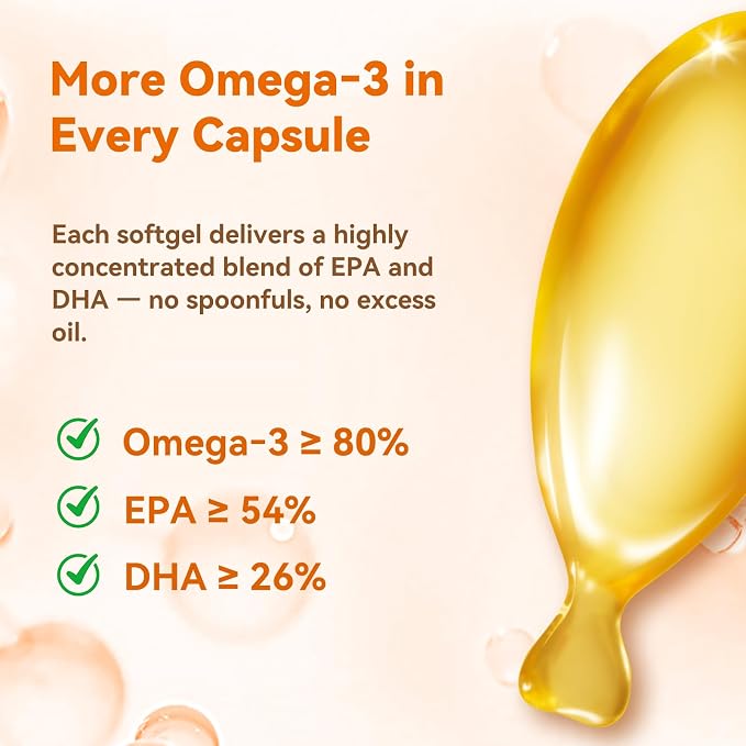 PUAINTA Omega 3 Fish Oil for Dogs & Cats, 80% EPA DHA, Skin & Coat, Itch & Shedding Support, Joint & Immune Health, Wild Icelandic Fish & Krill Oil Softgels (90 Count)