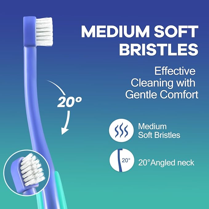 Enzymatic Dog & Cat Toothpaste with Nano-Hydroxyapatite + Medium-Soft Bristles Toothbrush