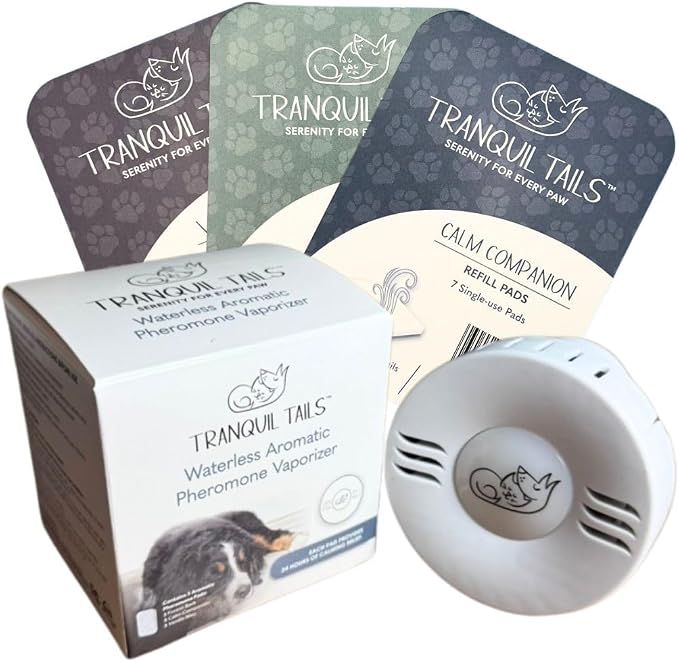 Calming Pheromone Dog Diffuser with 24 Refill Pads