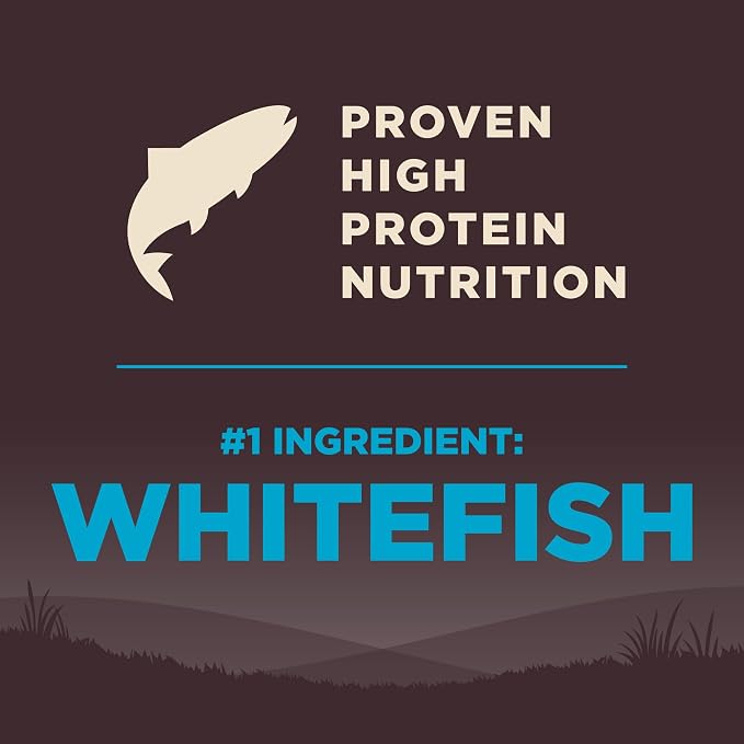 Wellness CORE Adult Dry Dog Food, Grain Free Kibble, Natural, High Protein, Chicken Free, Whitefish, Herring and Salmon Recipe, 4 lb Bag