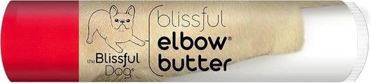 The Blissful Dog Elbow Butter for Dry, Cracked Calluses, Lick-Safe Dog Balm, Soothing Elbow Balm with Moisturizing Shea Butter, Almond, Olive, and Essential Oils, Pet Supplies, 0.15 oz. Stick
