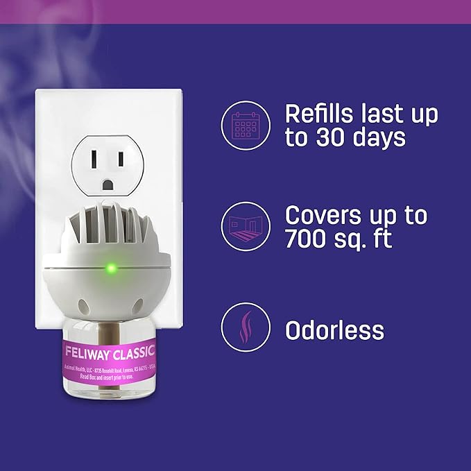 FELIWAY Classic Diffuser Classic Spray Bundle Set