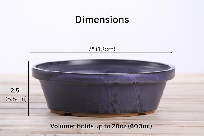 Willow Ceramics Dog Bowl – Handmade Ceramic Slow Feeder, 13.5oz Anti‑Gulp Bowl for Small to Medium Dogs, Dishwasher Safe, Made in USA (Purple, 6inch)
