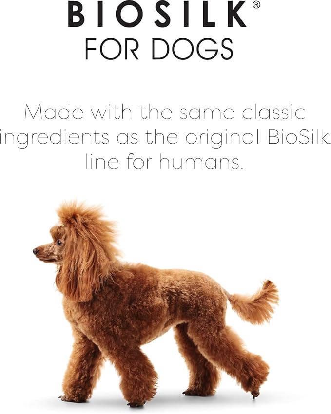 BioSilk Silk Therapy Conditioning Detangling Spray for Dogs with Natural Coconut Oil, Leave-in Detangler and Conditioner, Dematting Grooming Spray, Sulfate Free, 7 Fl Oz - 2 Pack